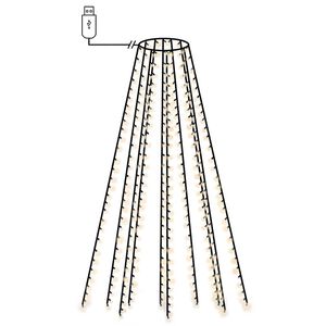 vidaXL Luci per Albero di Natale con 150 LED 150 cm