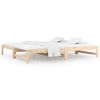 vidaXL Dormeuse Estraibile 2x(90x190) cm Legno Massello di Pino
