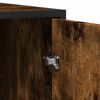 vidaXL Credenza Rovere Fumo 134x35x76 cm in Truciolato