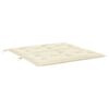vidaXL Cuscino per Panca Bianco Crema 100x(50+50)x7cm Tessuto Oxford