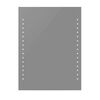 vidaXL Specchio da Bagno 60x80 cm con Luci LED