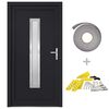vidaXL Porta Ingresso Antracite 108x200 cm in PVC