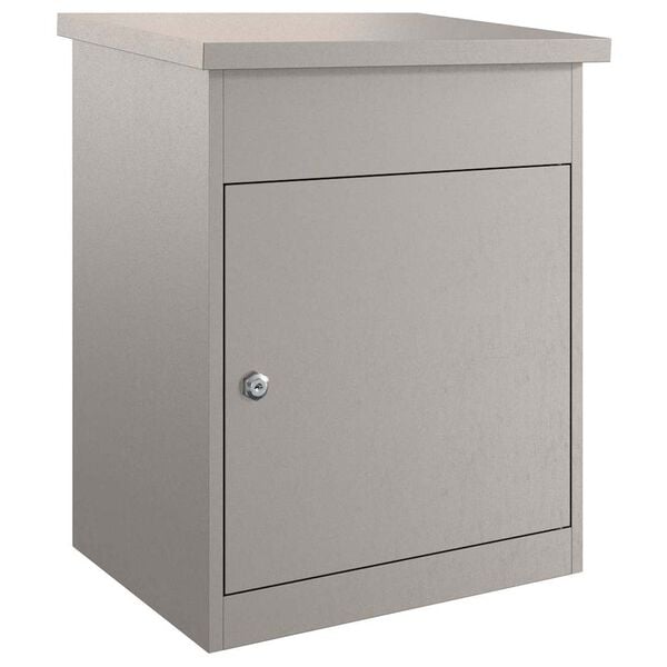 vidaXL Cassetta per pacchi con archiviazione Ruggine 47.5 x 38 x 59 cm