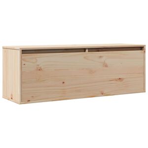 vidaXL Pensile 100x30x35 cm in Legno Massello di Pino