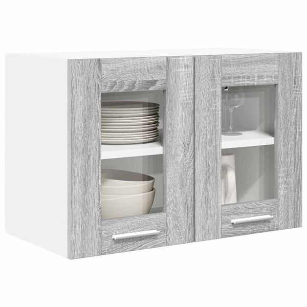 vidaXL Armadio pensile Grigio Sonoma 60 x 31 x 40 cm Legno multistrato