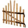 vidaXL Cancello della recinzione arcuato 100 x 90 cm