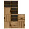 vidaXL Armadietti Laterali 5 pz ODDA 40x24x79 cm Legno Massello Pino