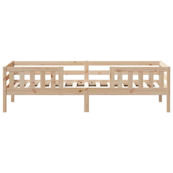 vidaXL Letto senza Materasso 90x200 cm in Legno Massello di Pino