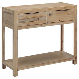 vidaXL Tavolo Consolle 82x33x73 cm in Legno Massello di Acacia