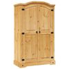 vidaXL vidaXL Armadio in Legno di Pino Messicano Corona Range 2 Ante