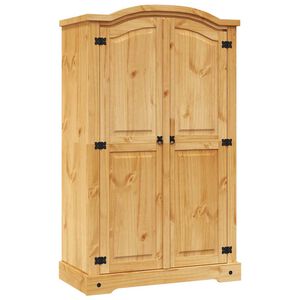 vidaXL vidaXL Armadio in Legno di Pino Messicano Corona Range 2 Ante