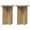 vidaXL Supporto per piante 2 pcs Rovere Artigianale &Oslash;29,5 x 40 cm