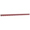 vidaXL Tessuto di Ricambio per Mantovana Tenda Strisce Bordeaux 430x20 cm