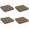vidaXL Cuscini per Sedia in 4 Pezzi VUGHT 4 pcs 100% Poliestere