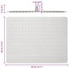 vidaXL Testa Doccia a Pioggia Acciaio Inox 304 40x30 cm Rettangolare