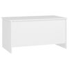 vidaXL Tavolino da Salotto Bianco 102x55,5x52,5 cm Legno Multistrato