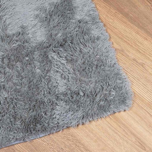vidaXL Tappeto Shaggy a Pelo Lungo NAVARRA Grigio Chiaro 240x340 cm