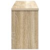 vidaXL Appendiabiti a muro con porta Rovere Sonoma 80 x 20 x 30 cm