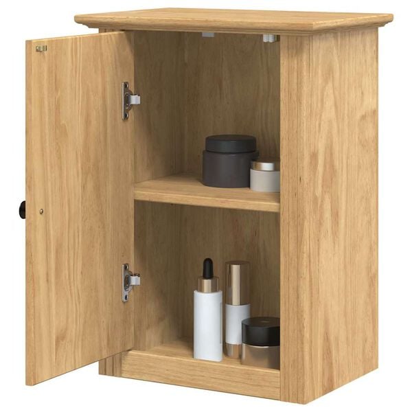 vidaXL Armadio da bagno a muro BODO Marrone miele 44 x 30 x 60 cm