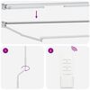 vidaXL Struttura della tenda elettrica retrattile Bianco 2,5 x 2 m