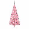 vidaXL Albero di Natale con 300 LED con supporto Rosa 180 cm PVC