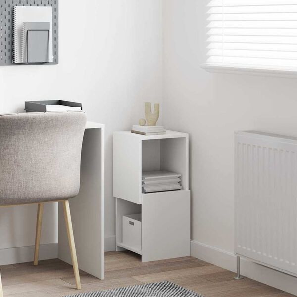 vidaXL Mobile angolare 30,5x30x65cm Legno multistrato