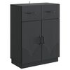 vidaXL Credenza Nero 66 x 34,5 x 87 cm Legno ingegnerizzato