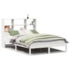 vidaXL Letto Libreria senza Materasso Bianco 120x200 cm Legno di Pino