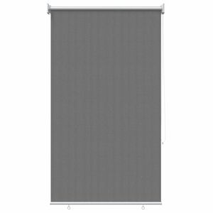 vidaXL Tenda a Rullo Esterno Blocco UV 90% Grigio Chiaro 80 x 140 cm