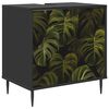 vidaXL Mobile da Bagno ELBURG Rovere Nero 60 x 40 x 61 cm