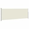 vidaXL Tenda da Sole Laterale Retrattile 160 x 514 cm Crema