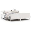 vidaXL Letto senza Materasso Bianco 180x200 cm Legno Massello di Pino