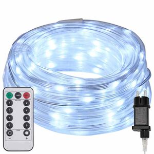 vidaXL Luce a corda con 120 LED Bianco Freddo 5 m PVC