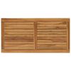 vidaXL Piano del tavolo Rettangolare Legno di teak solido Naturale