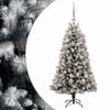 vidaXL Albero di Natale artificiale con rami snodati e palline 120 cm