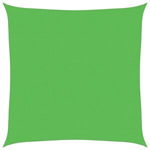 vidaXL Vela Parasole 160 g/m&sup2; Verde Chiaro 5x5 m in HDPE