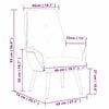vidaXL poltrona Talpa 69 x 74 x 93 cm Tessuto Sherpa