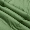vidaXL Duvet Estivo Trapuntato Verde 140 x 200 cm Microfibra