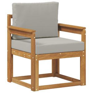 vidaXL Divano da esterno Legno di Acacia Massello e Poliestere