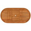 vidaXL Set da Pranzo per Giardino 7 pz in Legno Massello di Eucalipto