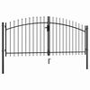 vidaXL Cancello per recinzione a doppia porta Woerden con punta a lancia 299,5x149,5 cm