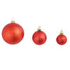vidaXL Set Palline di Natale 100 pz 3/4/6 cm Rosse