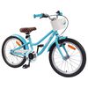 vidaXL Bicicletta per Bambini 18 Pollici per 5-7 anni Blu Chiaro
