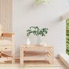 vidaXL Poggiapiedi da Giardino in Legno Massello di Pino