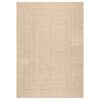vidaXL Tappeto ZIZUR Beige 200x290 cm Aspetto Iuta Interni ed Esterni