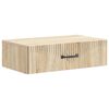 vidaXL Tavolino da Parete Laterale Rovere Sonoma 59 x 34,5 x 17 cm