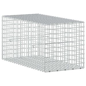 vidaXL Gabione con Filo da 5 mm e Rete da 5x5 cm 50x100x50 cm