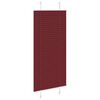 vidaXL Tenda Plissettata Rosso Bordeaux 60x150 cm Larghezza Tessuto