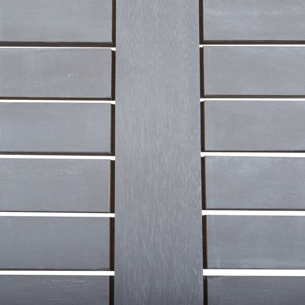 vidaXL Tavolo da Giardino Grigio 80x80x74 cm Legno Massello di Acacia