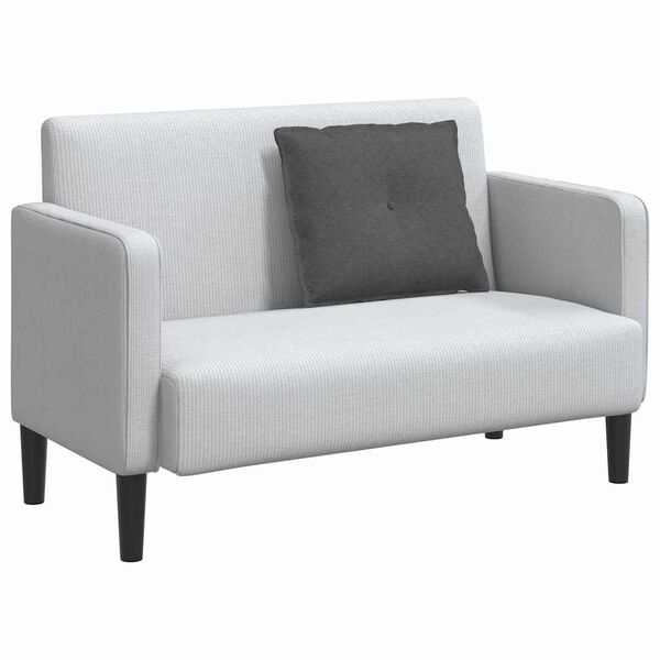 vidaXL Cuscino per Schiena Grigio scuro 60 x 50 cm Tessuto in Cords